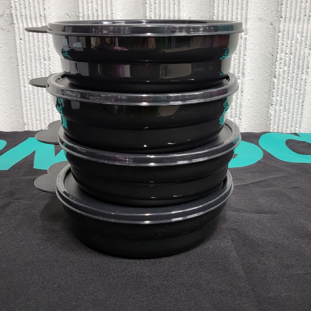 EXCLUSIVE COLOR- Tupperware Set of 4- Microwave Reheatable Cereal Bowls